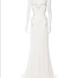 Ivory Badgley Mischka wedding gown